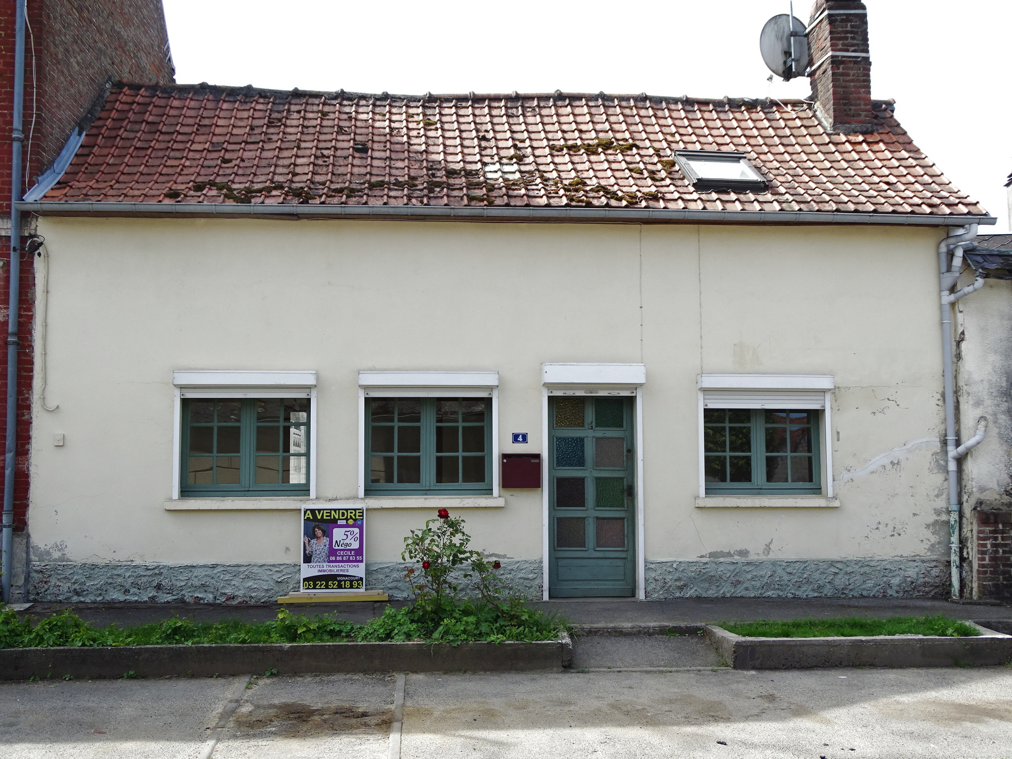 Immo80 – L'immobilier à Amiens et dans la Somme-ACHAT / VENTE EXCLUSIF NAOURS Maison de village 100 m2, 3 chambres, DEPENDANCE