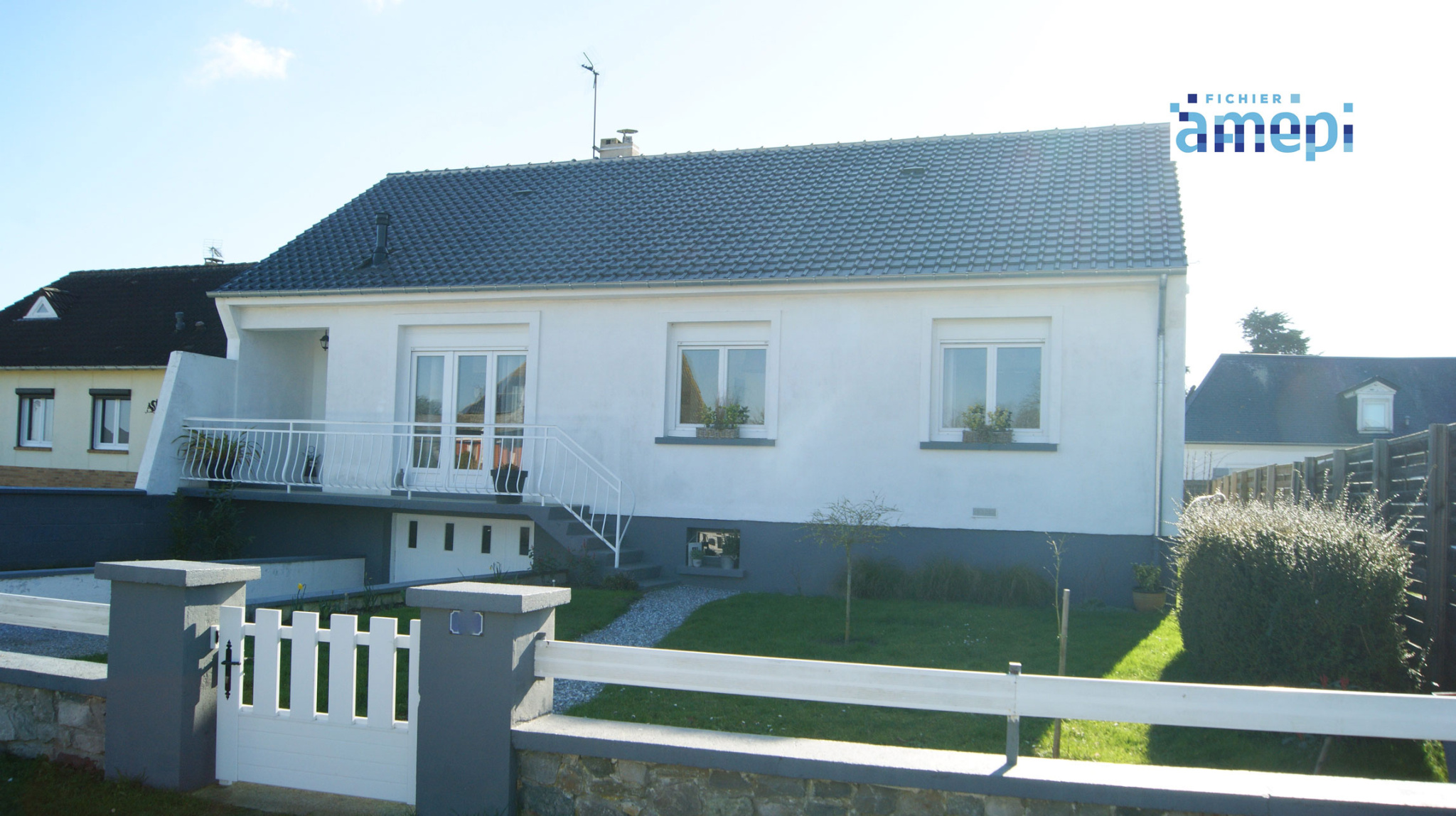 Immo80 – L'immobilier à Amiens et dans la Somme-ACHAT / VENTE EXCLUSIF Pavillon plain pied 3 chambres sur sous sol